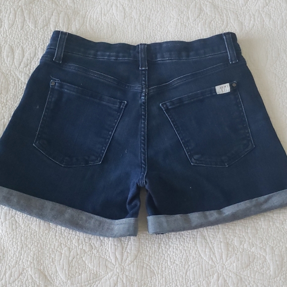 Jen7 by 7 For All Mankind Roll Cuff Denim Shorts - Picture 2 of 13
